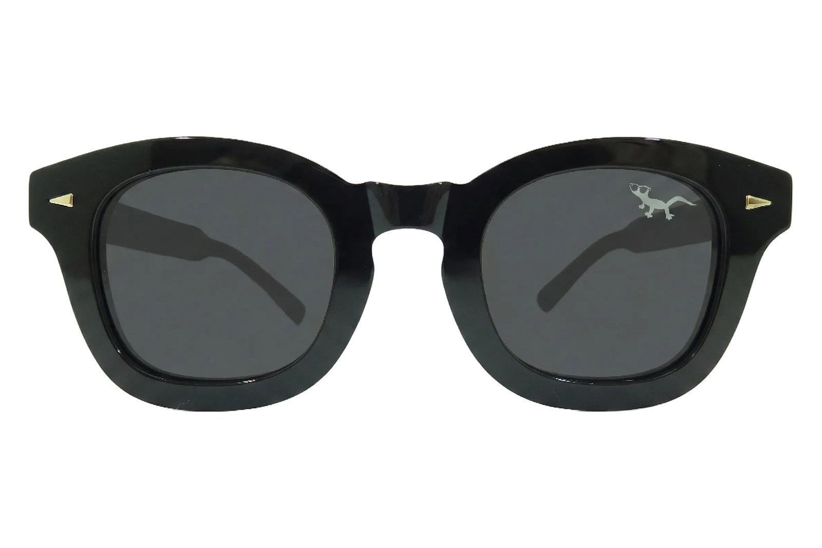 ANDROS – Gafas de Sol Redondas Negro