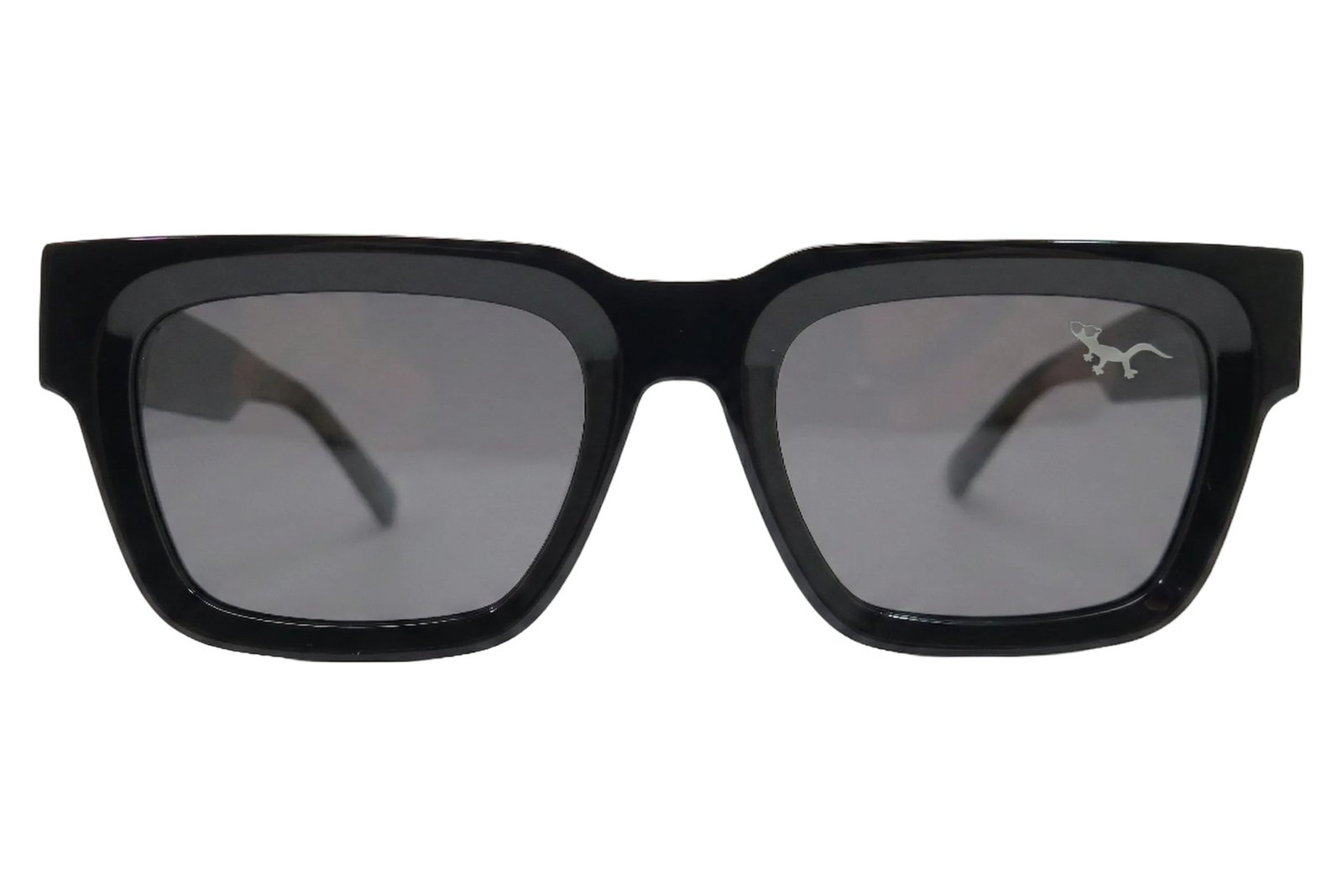 CORFÚ – Gafas de Sol Premium Cuadradas Negras Polarizadas