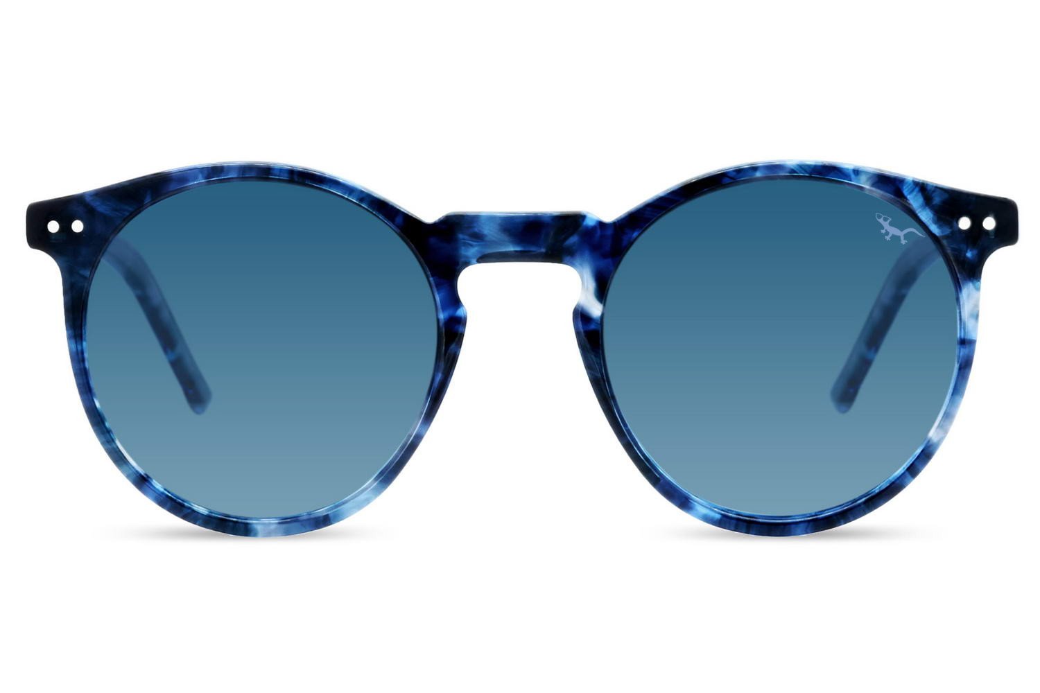 MENORCA – Gafas de Sol Carey Azules Cristal Degradado Montura Fina