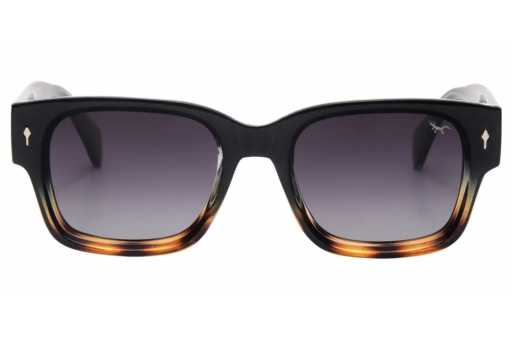 FIJI – Gafas de Sol Negras degradado Carey, Polarizadas