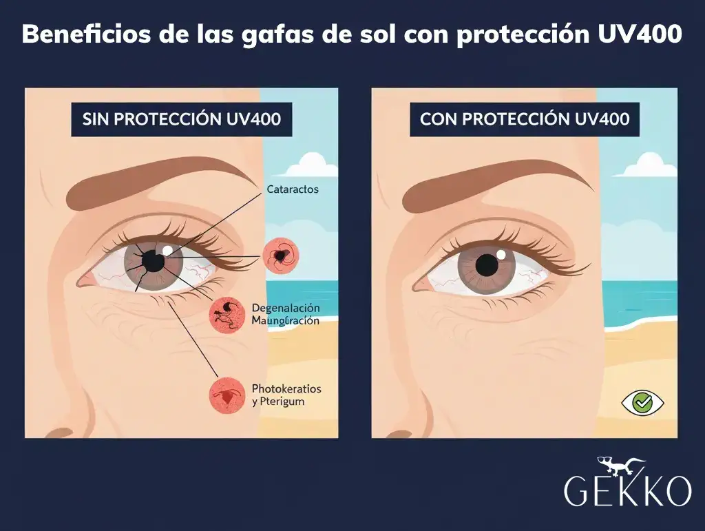 Beneficios de las gafas de sol con protección UV400